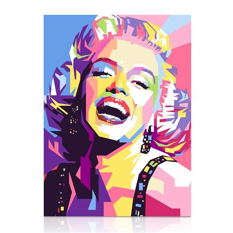 Muyunnet Marilyn Monroe 5D DIY Full Round Drill Diamond Painting Mosaic