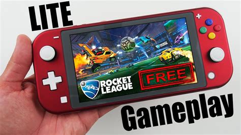 Rocket League On Nintendo Switch Lite Gameplay Free Game Youtube