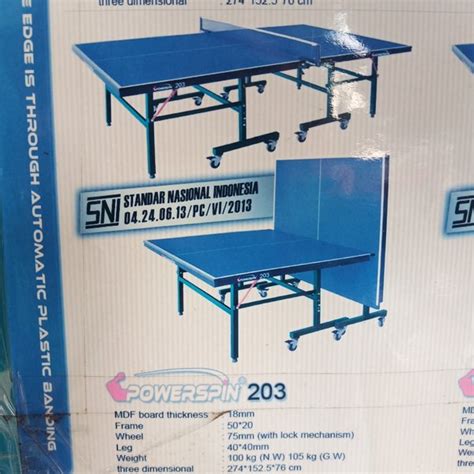 Jual Meja Pingpong Ping Pong Tenismeja Tenis Meja Powerspin Power Spin