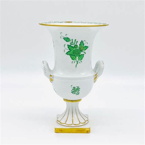 Herend Vase Apponyi Green Cm High Porcelain Catawiki