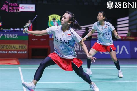 Hasil Taipei Open 2024 Permalukan Ganda Putri Tuan Rumah Febriana