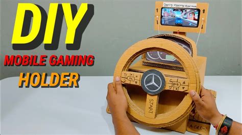 How To Make A Gaming Steering Wheel For Any Smartphone From Cardboard