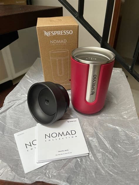 Nespresso Nomad Travel Mug 300ml Rasberry Furniture Home Living