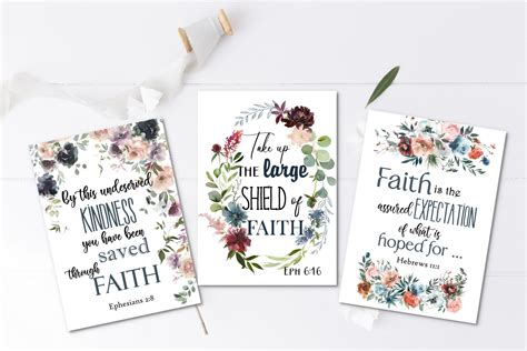 Scripture Cards FAITH Collection - Etsy