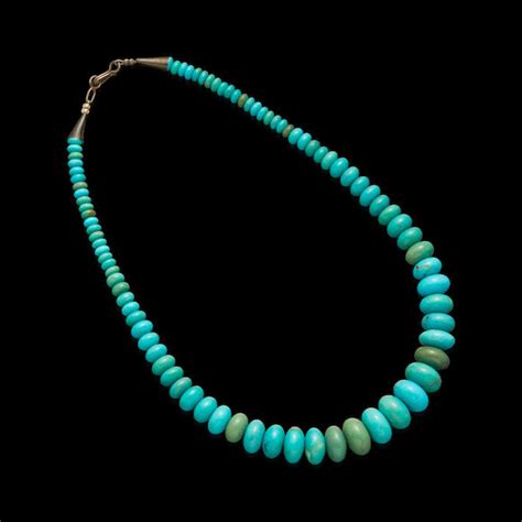 Bonhams Turquoise Bead Necklace