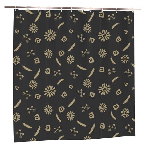 Yfyang Waterproof Bathroom Shower Curtain Tribal Culture And Art