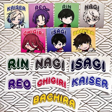 Jual Sticker Set Bluelock Kisscut Shopee Indonesia