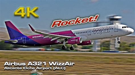 Wizzair Airbus A321 Alicante HA LXD YouTube