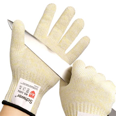 Schwer Slicepro Ansi A9 Cut Resistant Gloves Ar1501 Food Grade Reliable Cutting