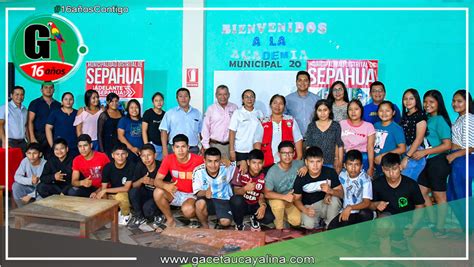 Municipalidad De Sepahua Inaugura Academia Preuniversitaria Municipal