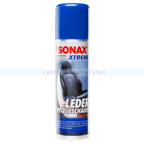 SONAX XTREME Leder Pflege Schaum Nano Pro 250 Ml