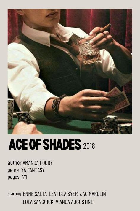 Ace Of Shades Polaroid Poster In 2024 Ace Books Books To Read