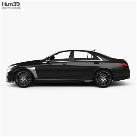 Mercedes Benz S 클래스 W222 Brabus 2017 3d 모델 차량 On 3dmodels