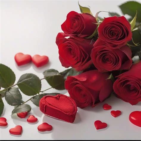 Premium Photo Happy Valentines Day Roses Background