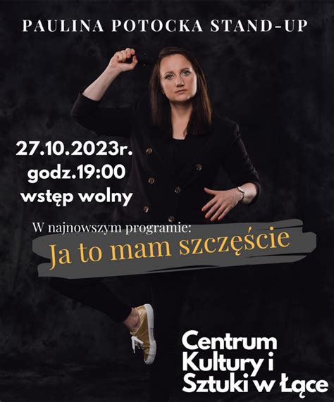 Zaproszenie na stand up Pauliny Potockiej w Łące Kurier Rzeszowski