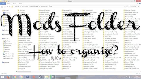 Sims 4 organize mods folder - roomsend