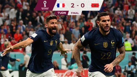 Francia Vs Marruecos En Vivo Por El Mundial Qatar 2022 Minuto A