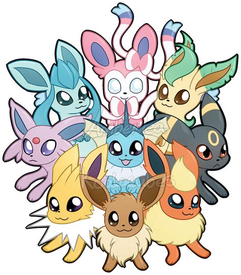 Eeveelutions Speedpaint By Koalacubes On Deviantart