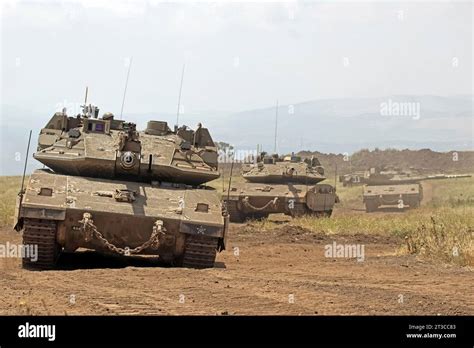 Merkava Mark 4 Main Battle Tank Of The Israel Defense Forces Stock