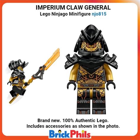 Lego Ninjago Minifigure Njo815 Imperium Claw General Lazada PH