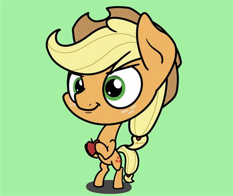 Safe Artist Ewoudcponies Applejack Earth Pony Pony