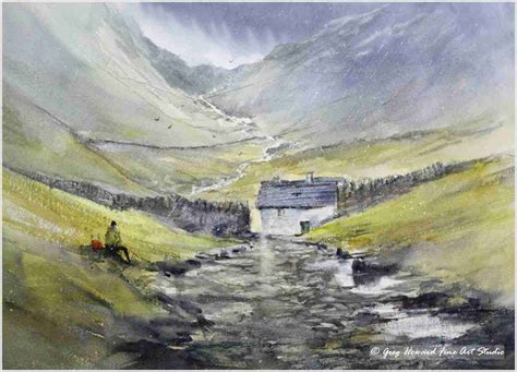 Its Proper Lakeland Weather Today - Original Watercolour