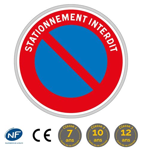 Panneau Stationnement Interdit Ht