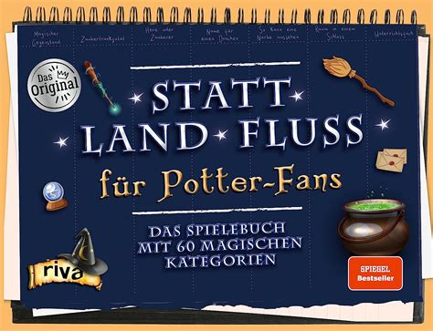 Statt Land Fluss für Potter Fans Das Spielebuch mit 60 magischen