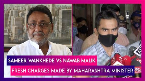 Sameer Wankhede Vs Nawab Malik Fresh Charges Made By Maharashtra Minister Against The Ncb