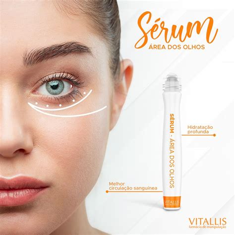 Serum Área dos olhos 15 ml Vitallis Farmácia de Manipulação