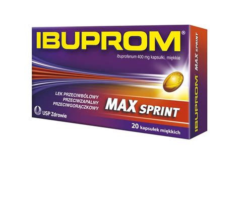 Ibuprom Max Sprint G Kapsu Ek Z Ibuprofenem B L Apteka Fit