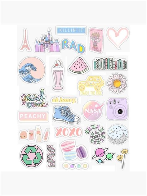 Pastel Sticker Pack Sticker By Lauren53103 Redbubble Tumblr