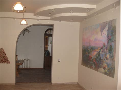 Полуарка из гипсокартона на кухне в интерьере (80 фото) - красивые ...