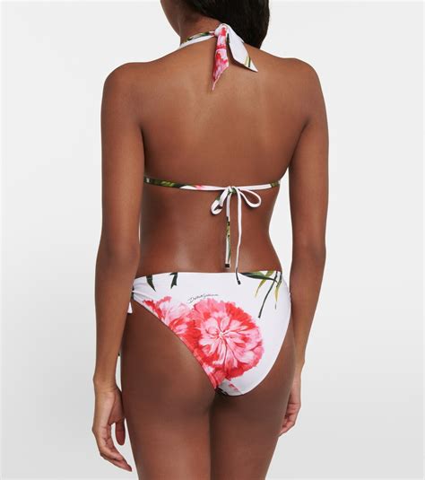 Dolce Gabbana Floral Triangle Bikini Dolce Gabbana