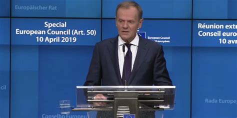 Please Do Not Waste This Time Donald Tusk Issues Uk Warning As