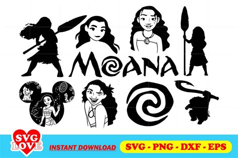 Princesa Moana Siluetas Svg Cortar Archivos Dyi Disney Moana Porn Sex Picture