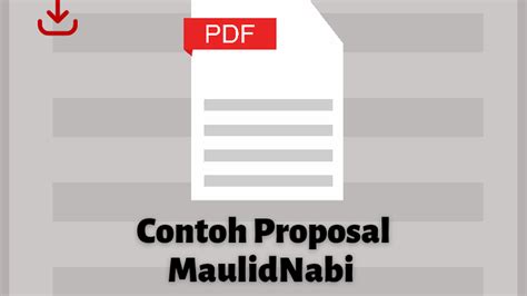 Contoh Proposal Peringatan Maulid Nabi Muhammad Saw Untuk Kalangan