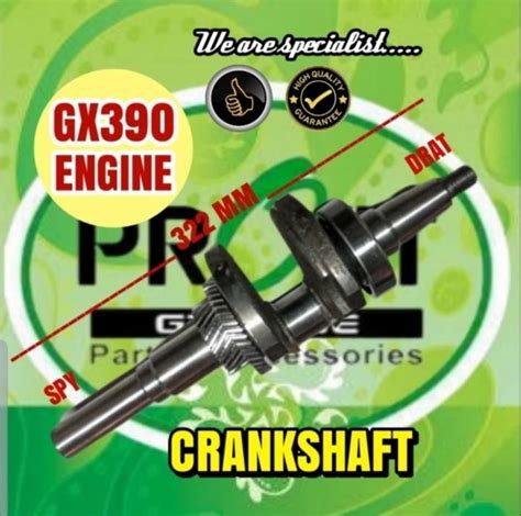 Gx390 Crankshaft Askruk Engine Drat Spy 13hp Mesin Bensin Lazada