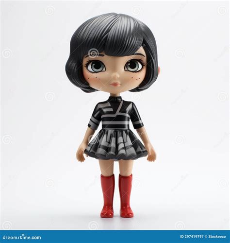 Nora Vinyl Toy In Lilli Collosum Style With White Trench Coat Royalty