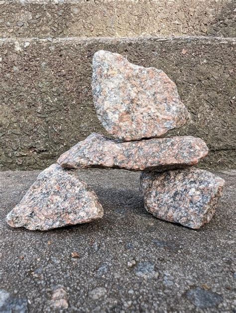 Pink Granite Rocks 4 Pc Set Intrusive Igneous Specimens Etsy