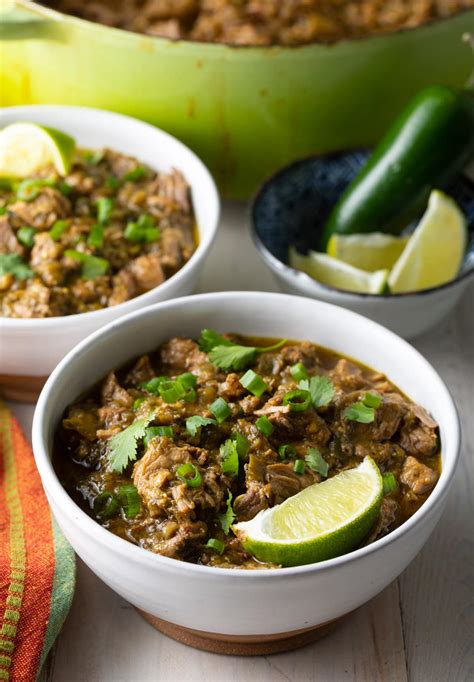 Pork Green Chili Recipe New Mexico Chile Verde A Spicy Perspective