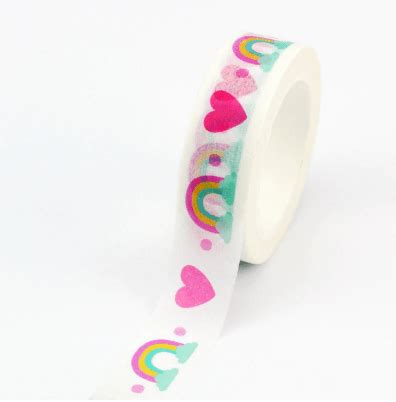 Masking Tape Arc En Ciel Pastel Shop