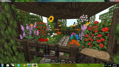 Minecraft Flower Garden