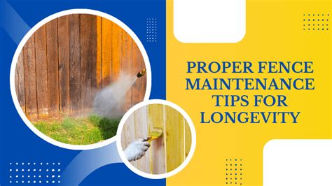 Proper Fence Maintenance Tips For Longevity