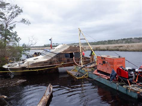 Hurricane Marine Debris and Derelict Vessels Being Removed from