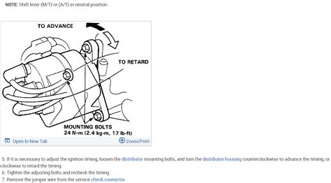 1992 Honda Civic Ignition Timing Marks Engine Problem 1992 Honda