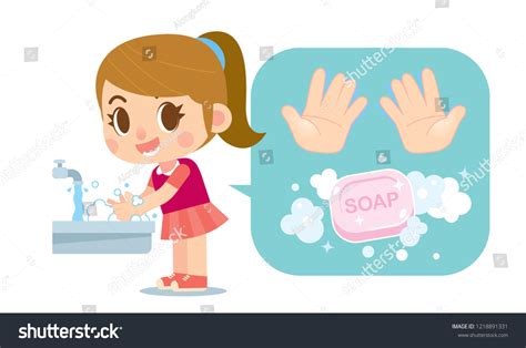 2,285 Lady Washing Hands Stock Vectors, Images & Vector Art | Shutterstock