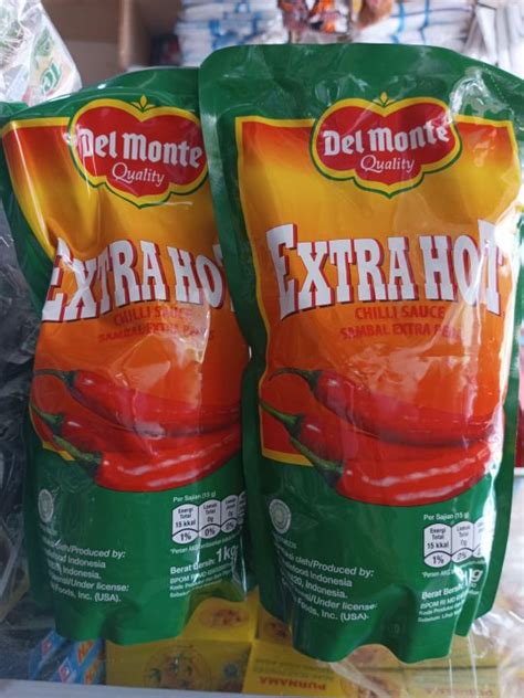 Saus Sambal Delmonte Extra Hot 1kg Chilli Sauce Lazada Indonesia