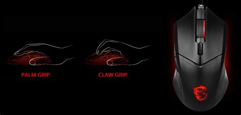 Buy MSI Gaming Clutch GM08 Optical Mouse [MSI-GM08] | PC Case Gear ...