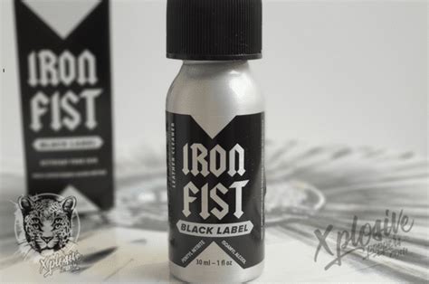 Nouveau Poppers Iron Fist Black Label Ml Pas Cher Xplosive